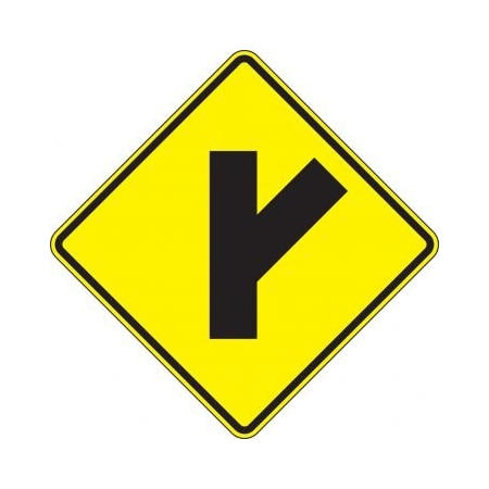 INTERSECTION WARNING SIGN RIGHT SIDE FRW633RA